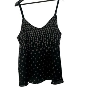 Torrid black silky cami